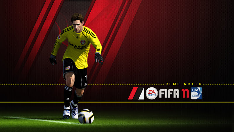 Soccer Player on Field — Red