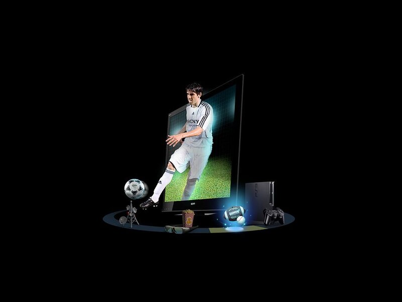 Soccer Player on Screen