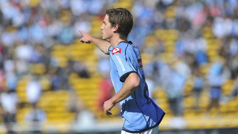 soccer player pointing