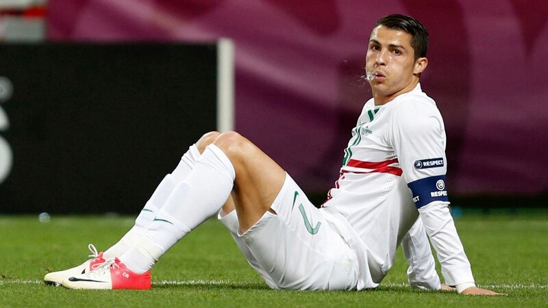 Soccer Player Sitting
