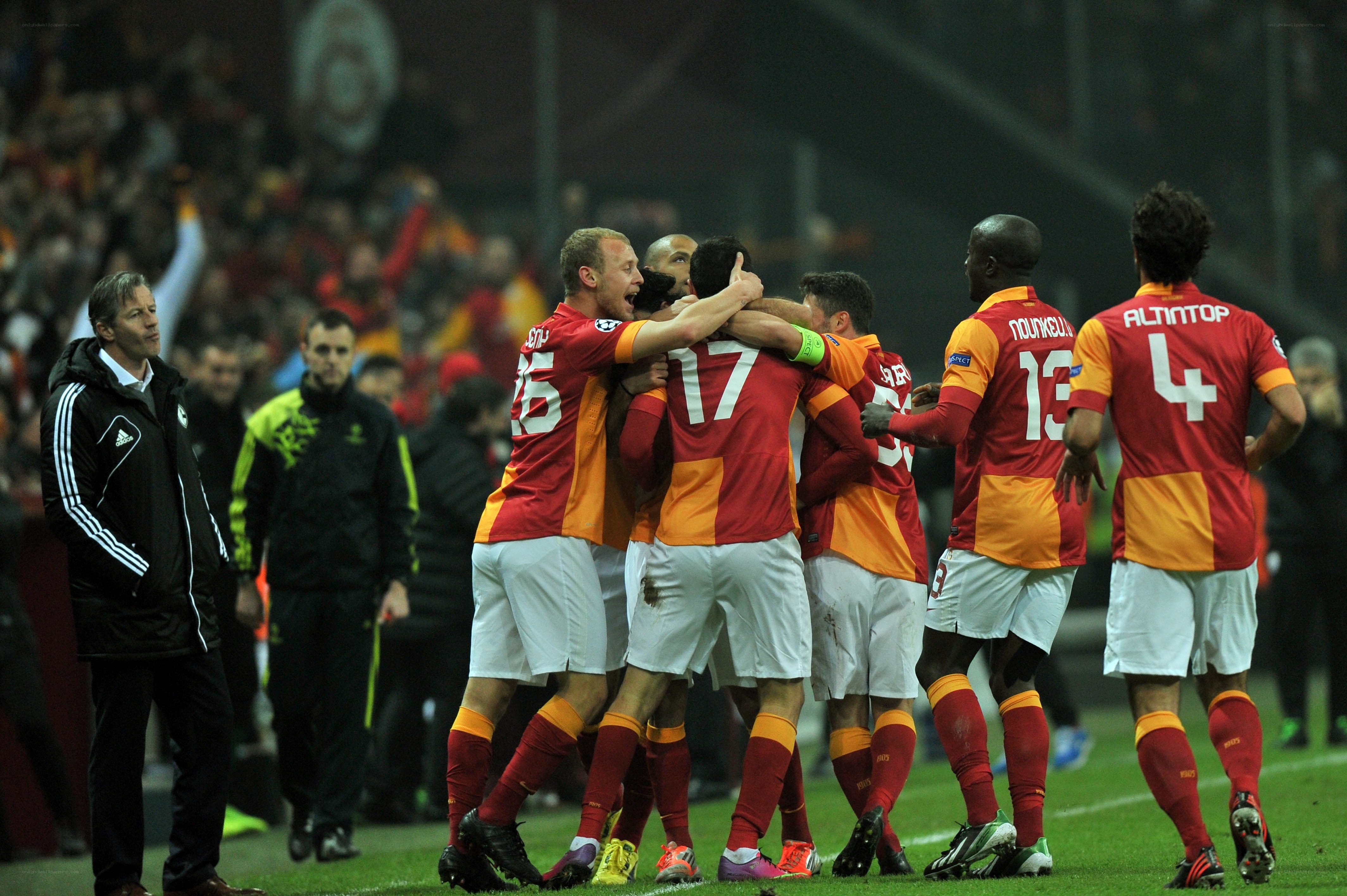 soccer players celebrating