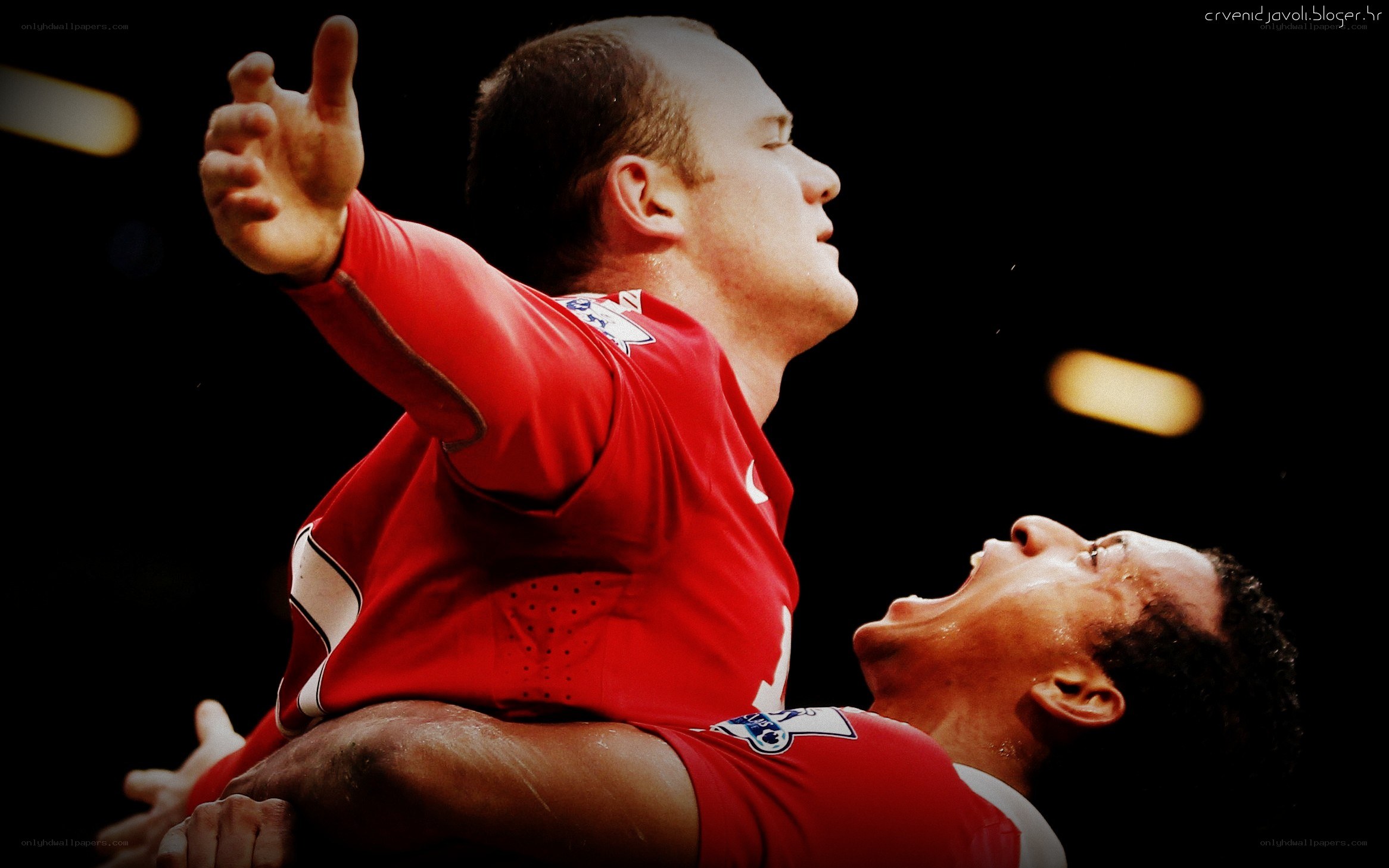 soccer players celebrating