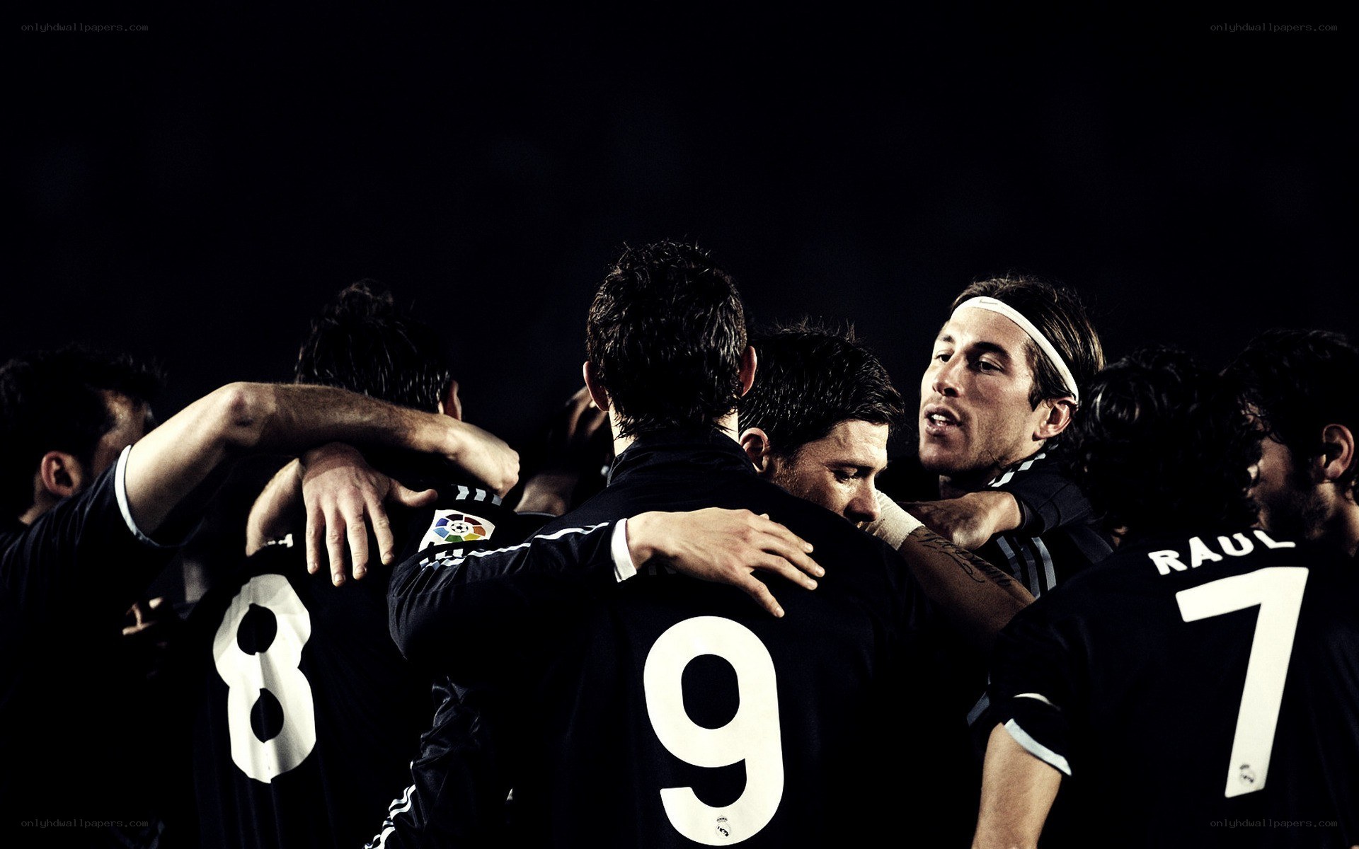soccer players celebrating