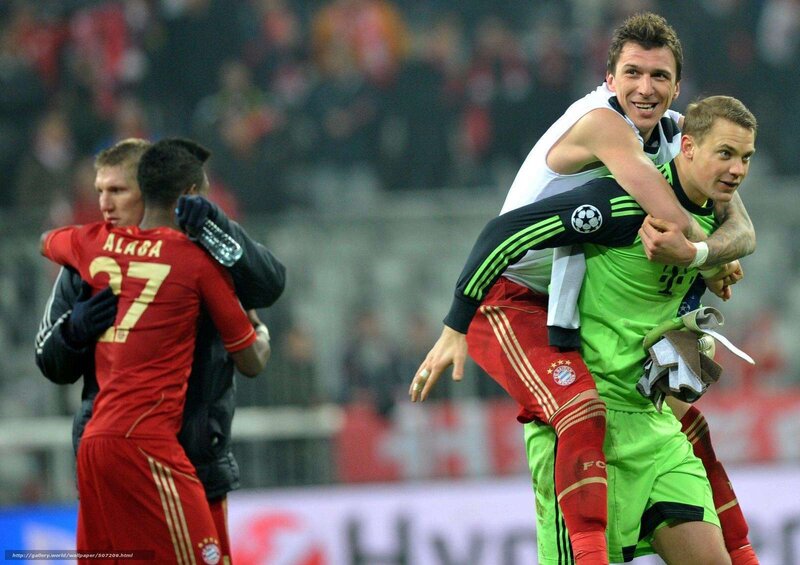 Soccer Players Celebrating — Green, Celebratory, Night, Photograph