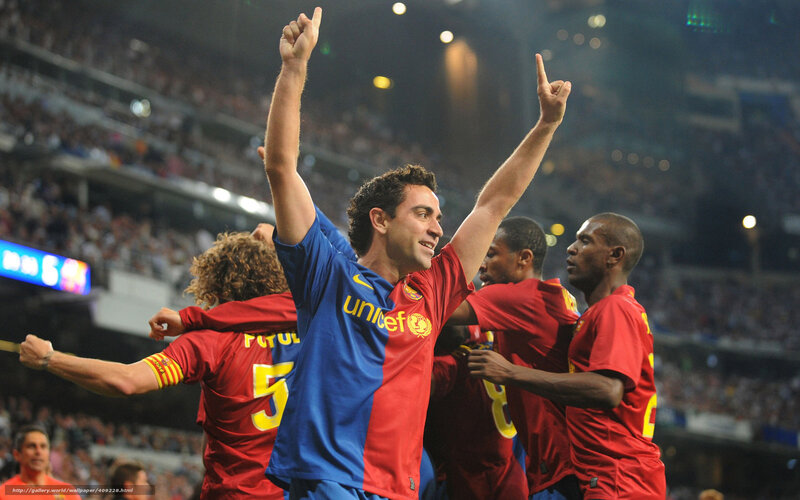 Soccer Players Celebrating — Red, Celebratory, Night, Photograph, Stadium, Crowd