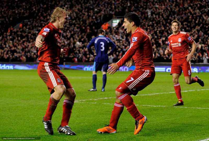Soccer Players Celebrating — Red, Excited