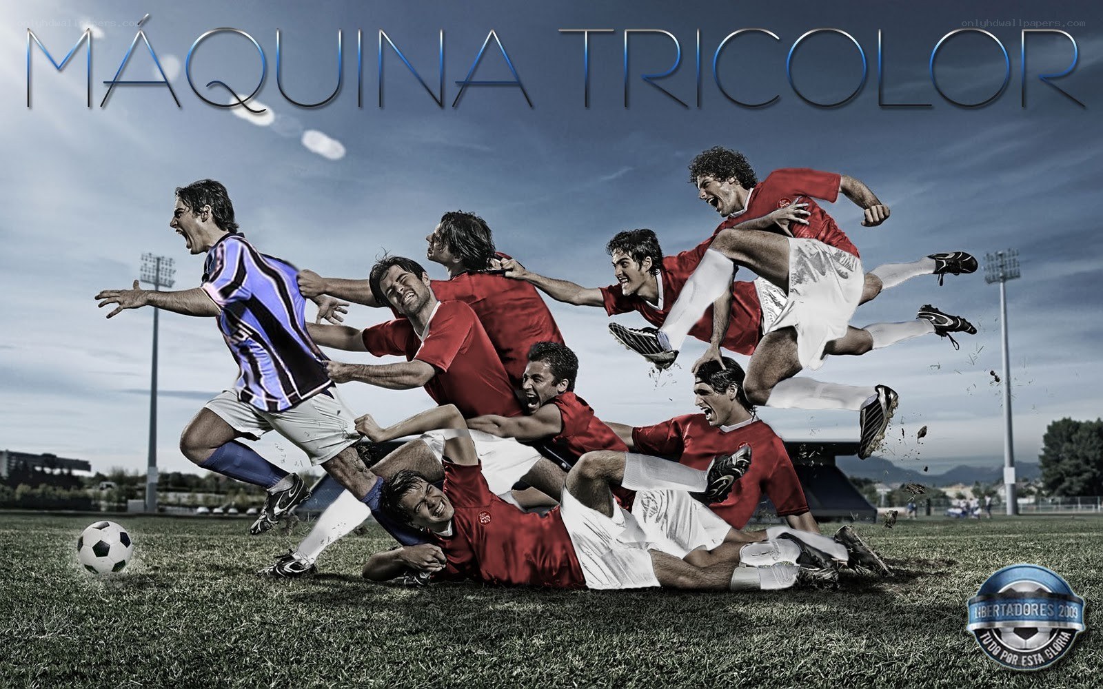 Soccer players in action
