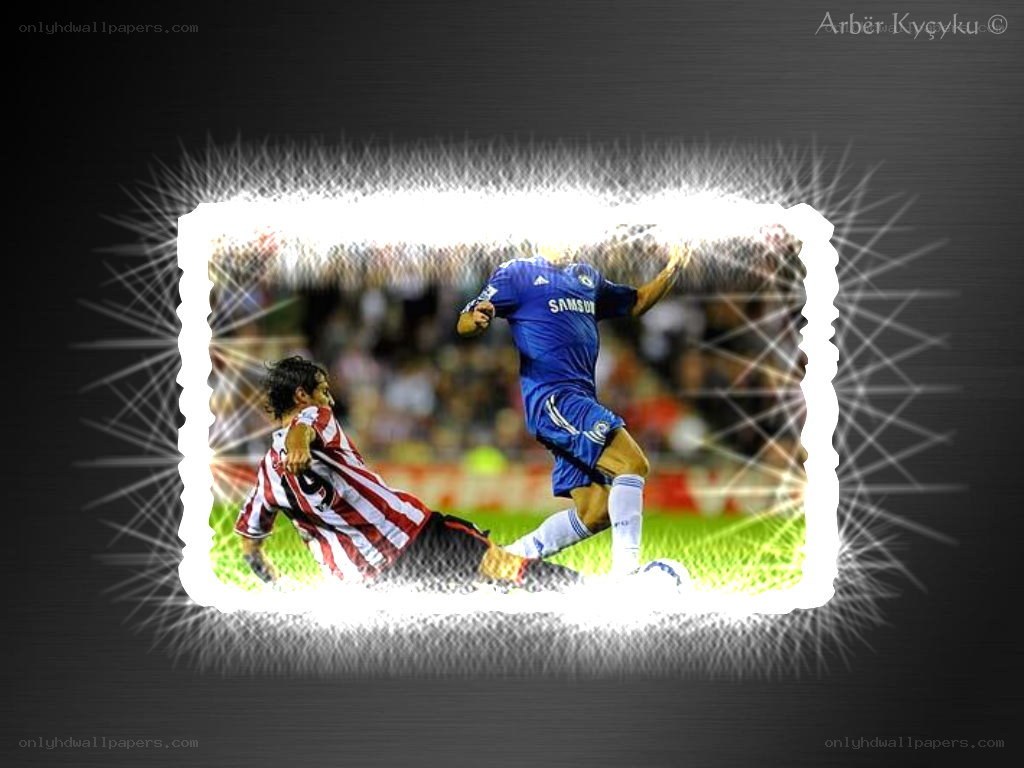 Soccer players in action