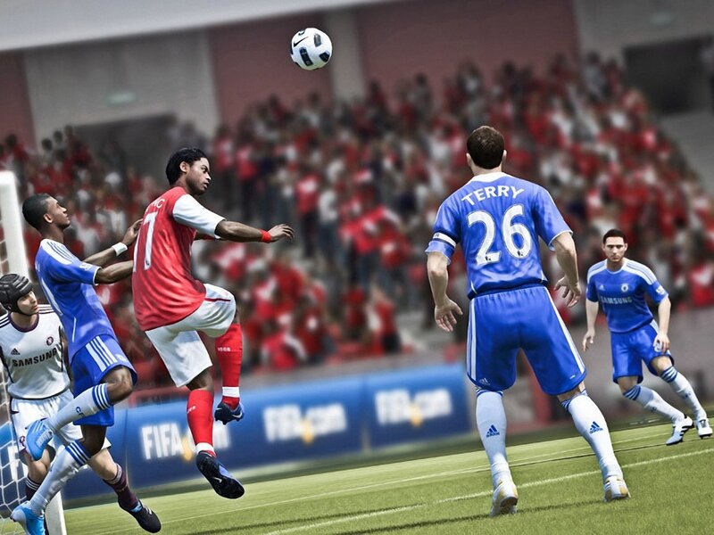 Soccer Players in Action — Blue, Dynamic