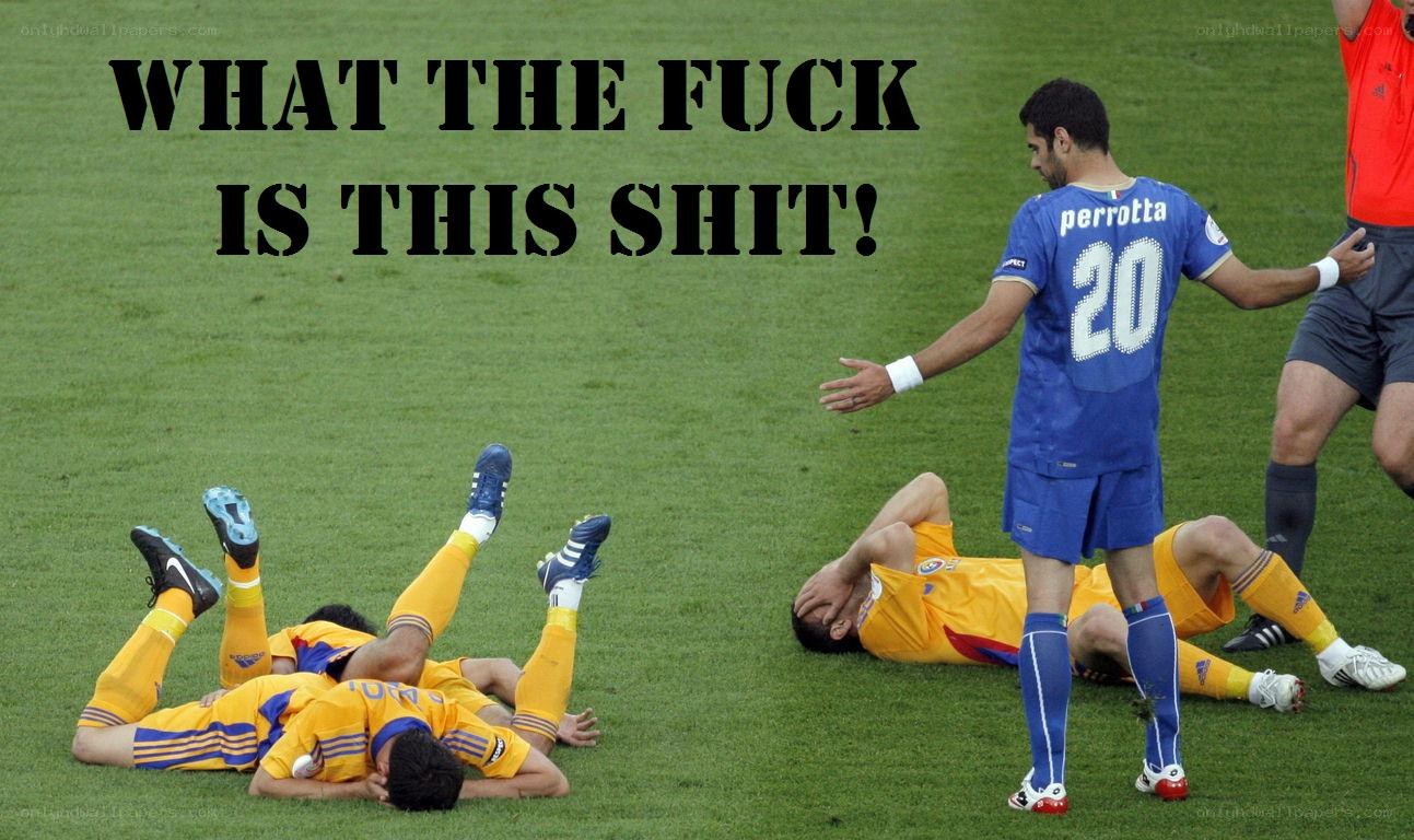 soccer players in shock