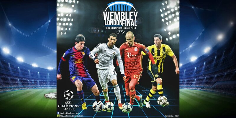 Soccer Players in Stadium — Blue