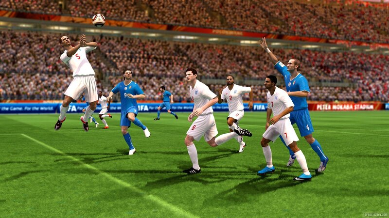 Soccer Players in Stadium — Green