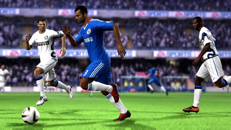 Soccer Players on Field — Green, Competitive, Afternoon, 3d Render