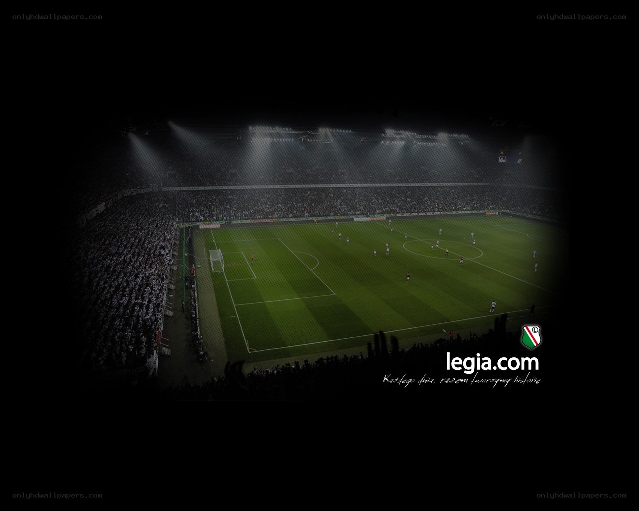 soccer stadium at night