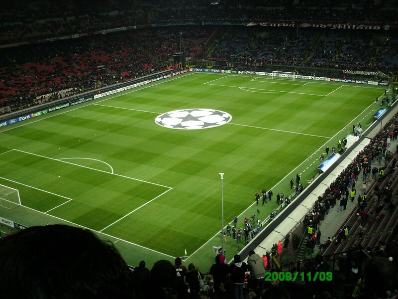 Soccer Stadium at Night — Green, Active
