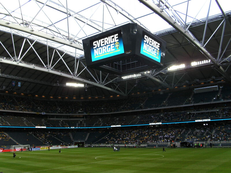 Soccer Stadium Interior — Green