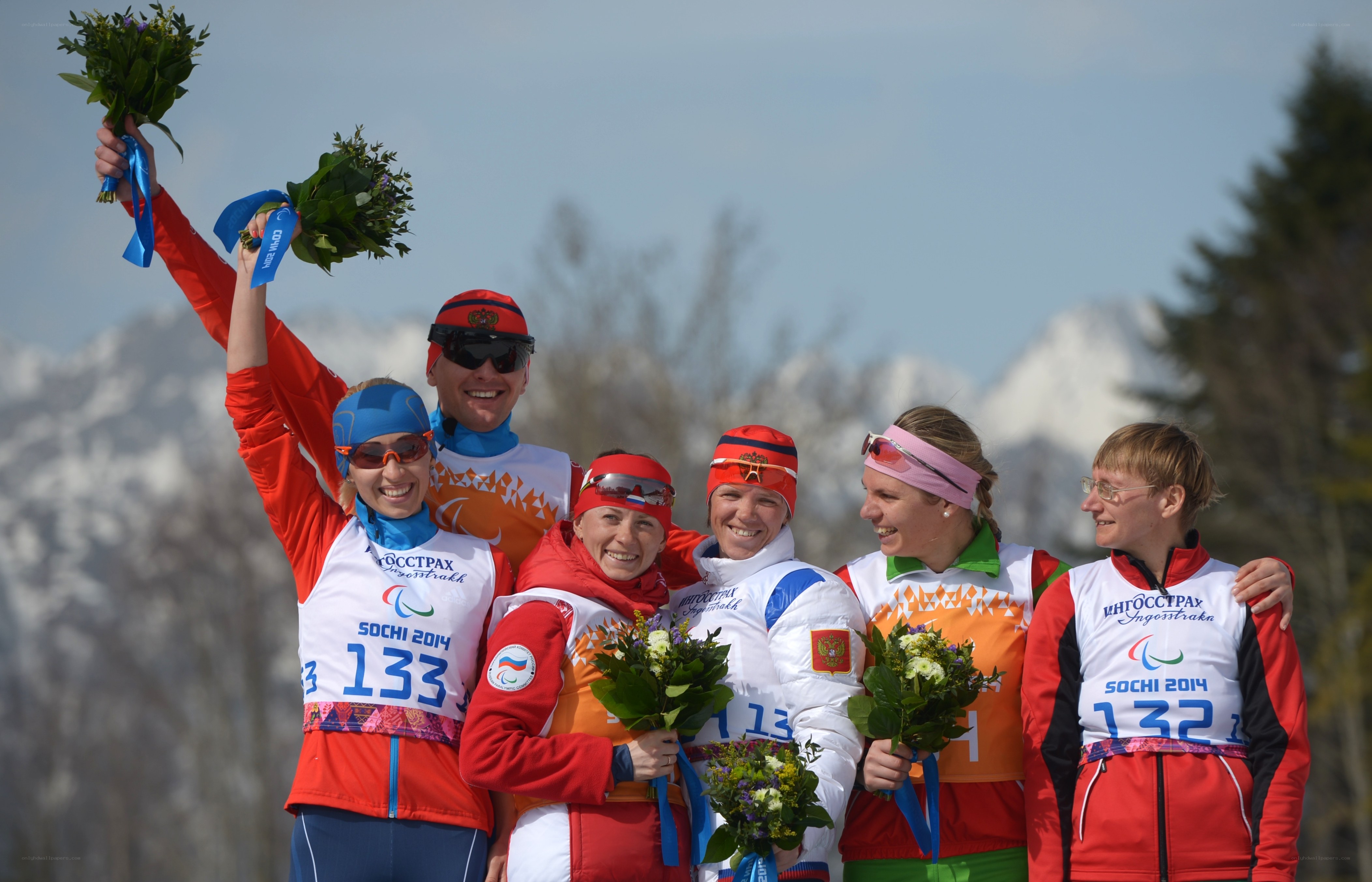 Sochi 2014 medalists celebrate