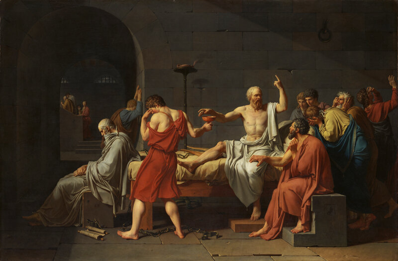 Socrates in Prison — Gray