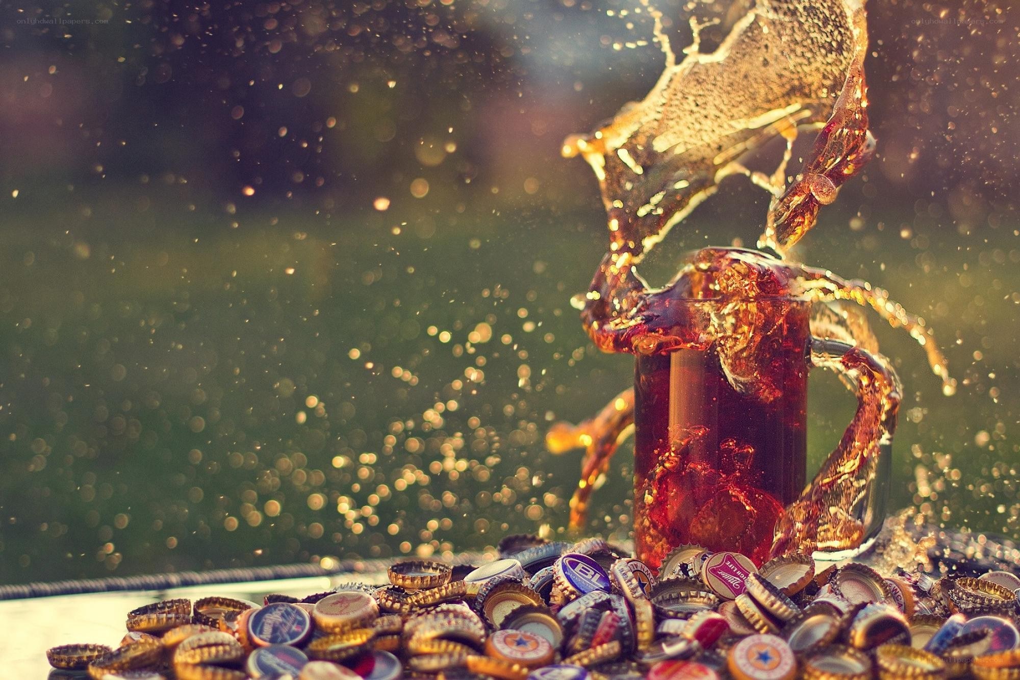 soda bottle cap explosion
