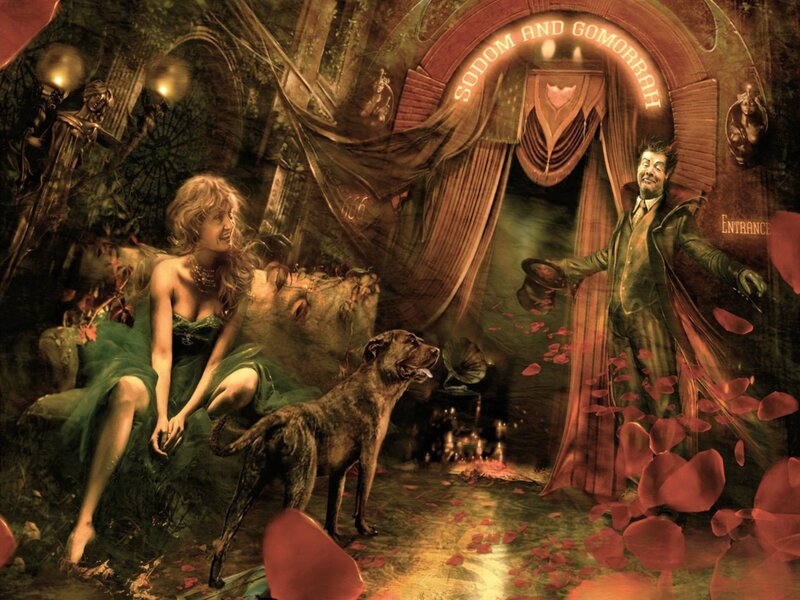 Sodom and Gomorrah entrance scene
