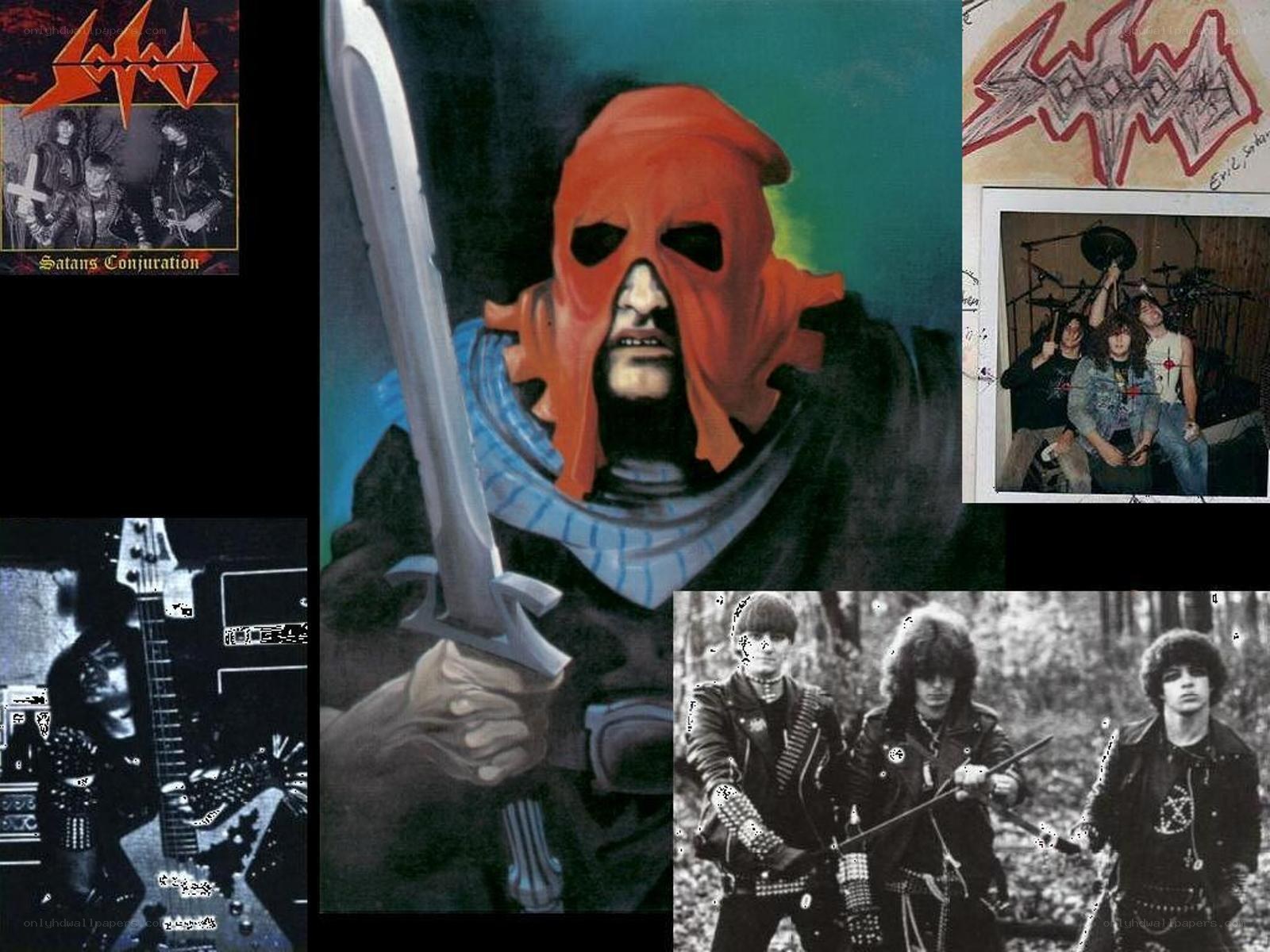 Sodom band collage