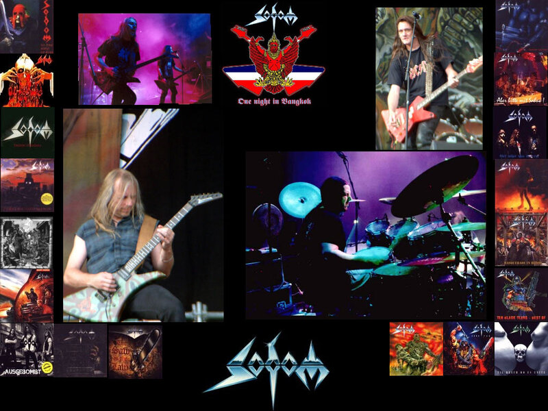 Sodom Band Collage — Black