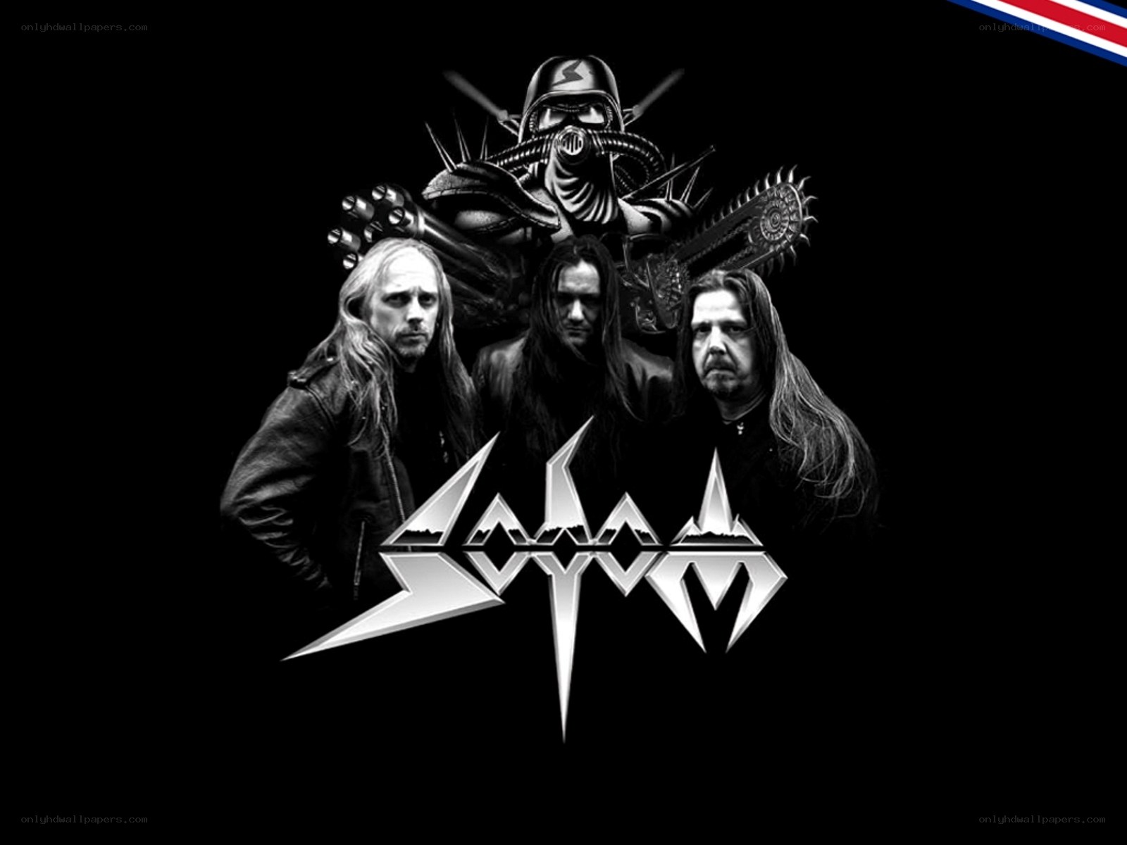 Sodom band with logo
