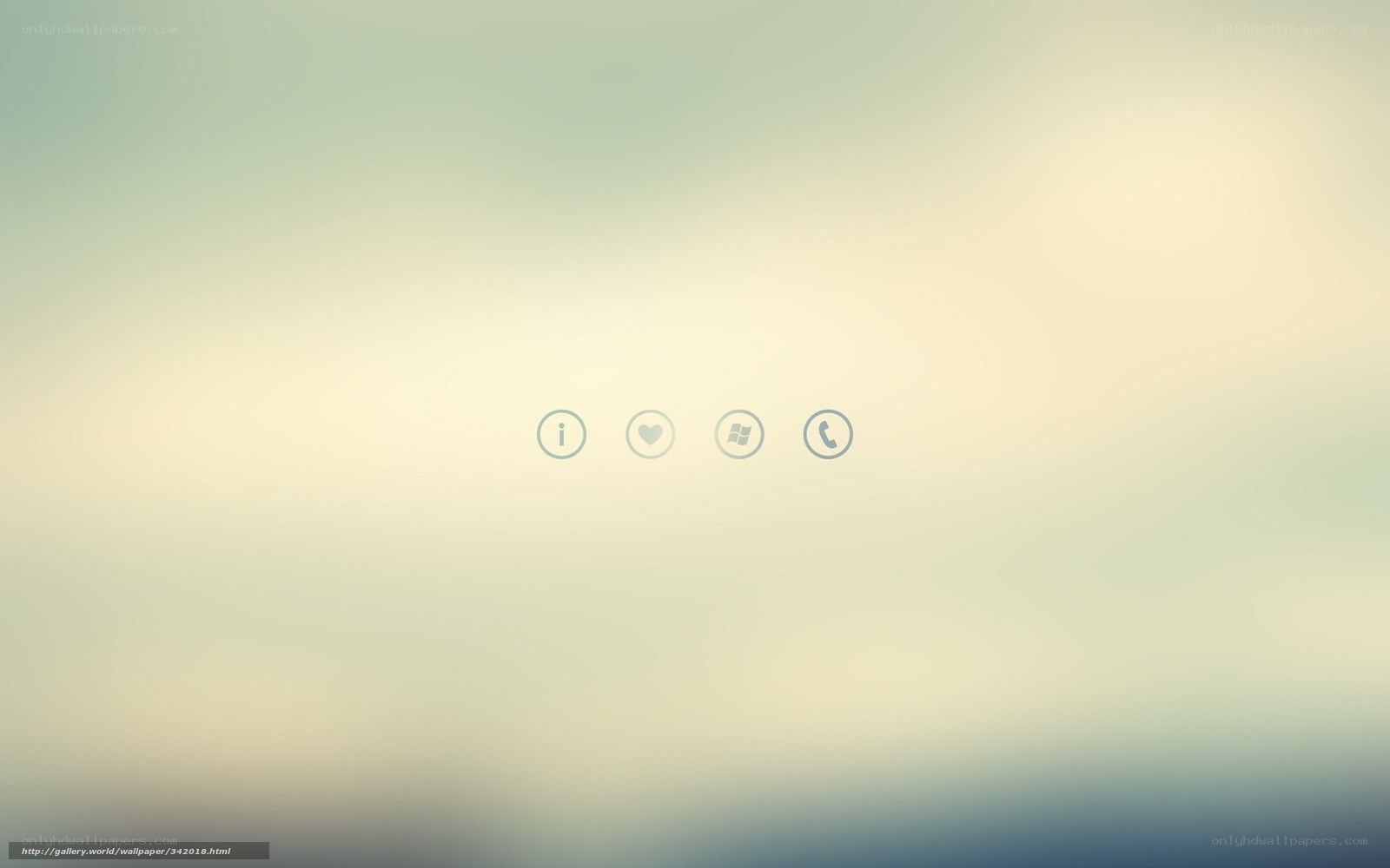 soft gradient with icons