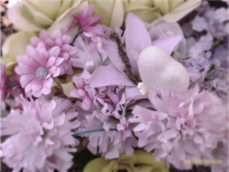 soft pink flower bouquet