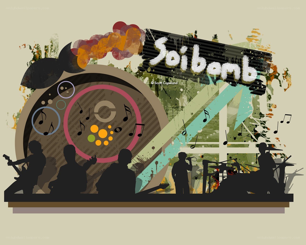 Soibomb band illustration