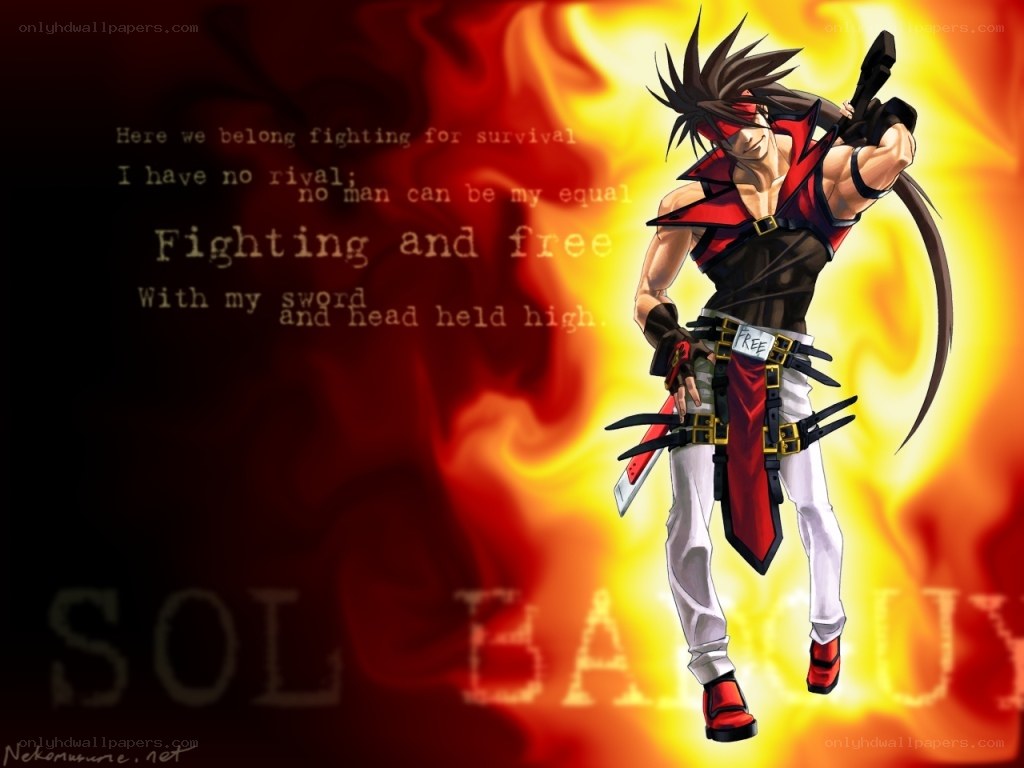 Sol Badguy fighting stance