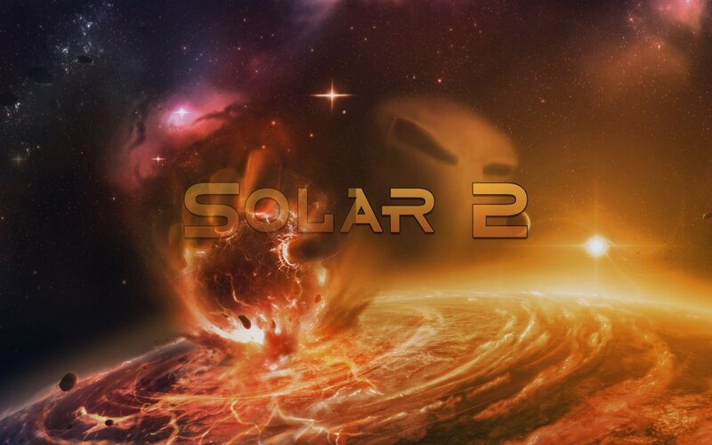 Solar 2 game title screen