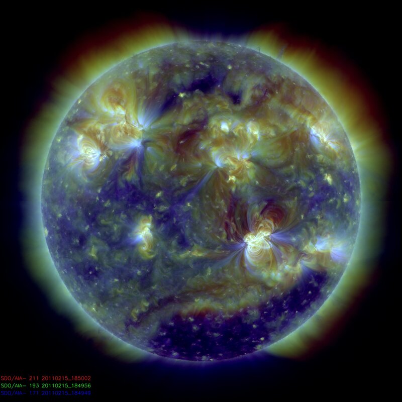 Solar activity from space