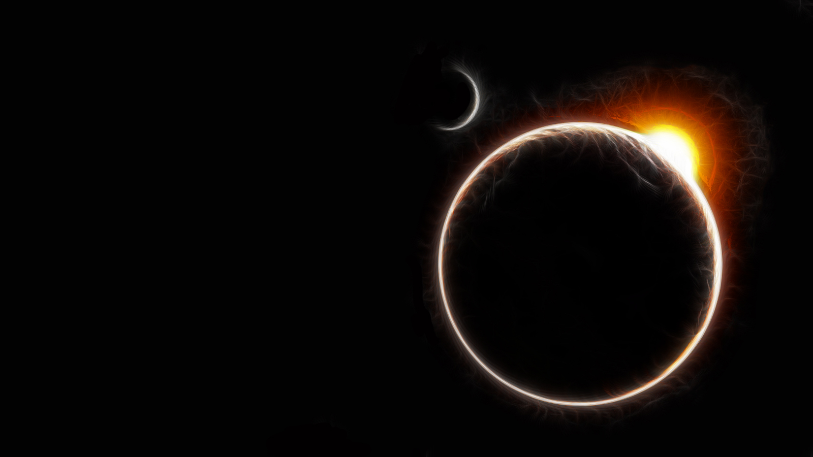 Solar eclipse artwork