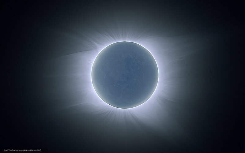 Solar Eclipse — Black, Dramatic, Night, Photograph, Sun, Moon, Corona