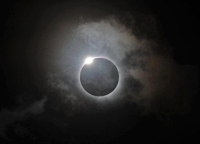 Solar Eclipse — Black, Dramatic, Night, Photograph