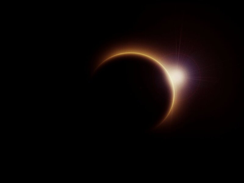 Solar Eclipse — Black