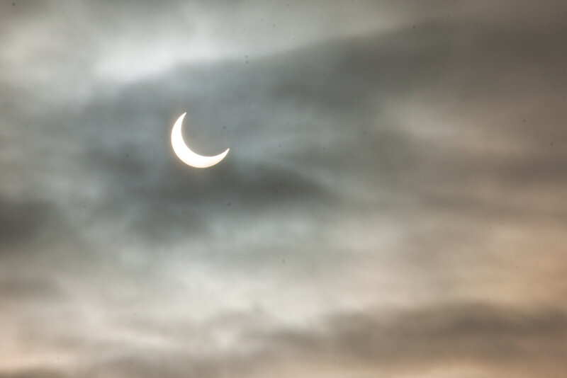Solar Eclipse in Sky