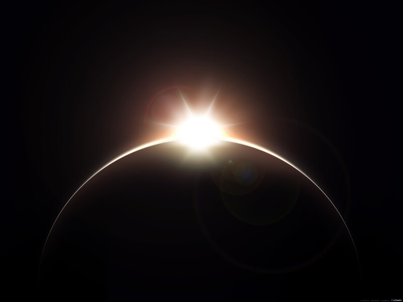solar eclipse in space