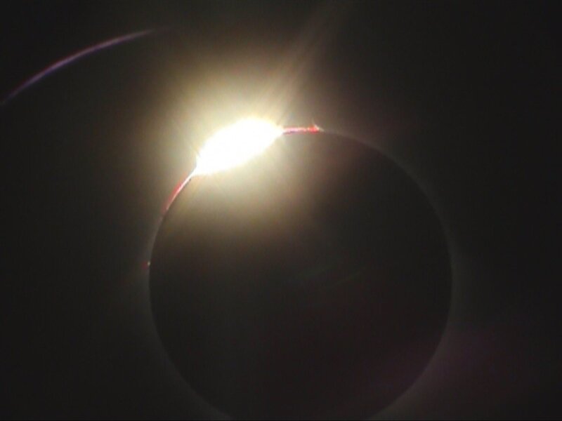 Solar Eclipse — Moon