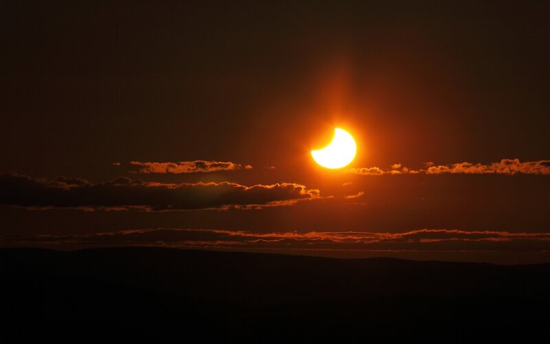Solar Eclipse — Orange