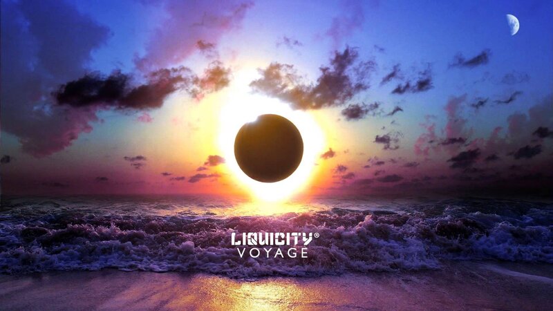 Solar Eclipse over Ocean — Blue, Dramatic, Sunset