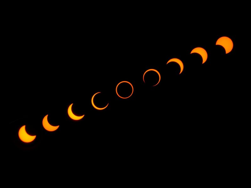 solar eclipse sequence