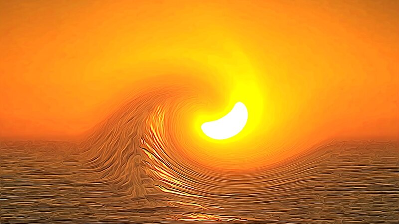 Solar Eclipse Wave