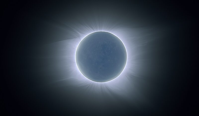 Solar Eclipse — White, Dramatic, Night