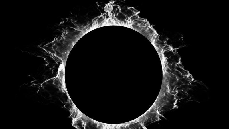 solar eclipse with corona