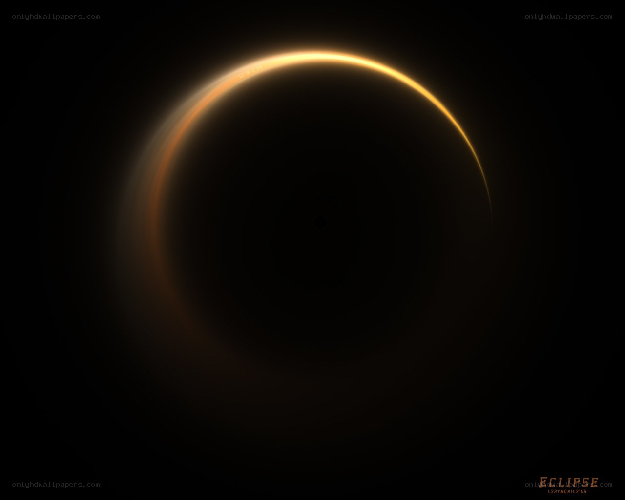 Solar eclipse with corona