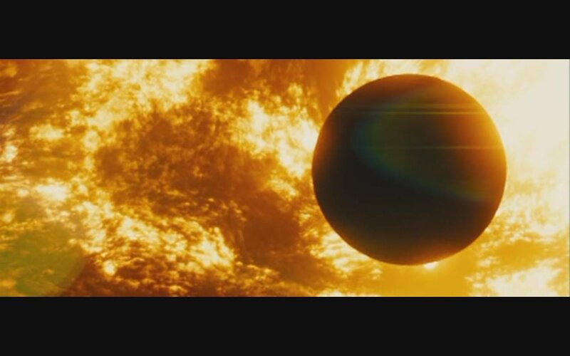 solar eclipse with planet