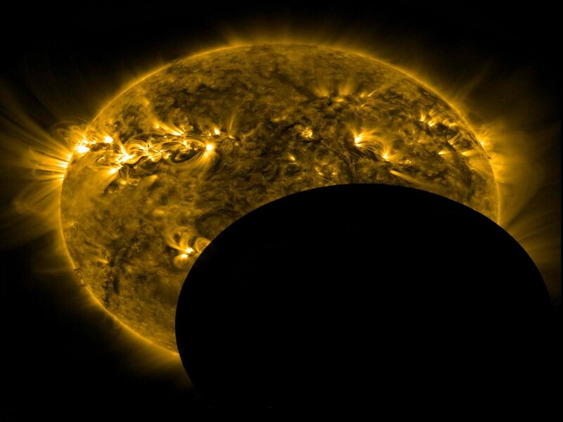 Solar Eclipse — Yellow