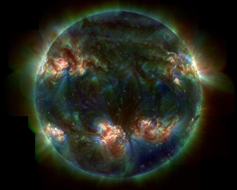 Solar flare activity